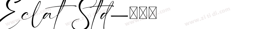 Eclat Std字体转换